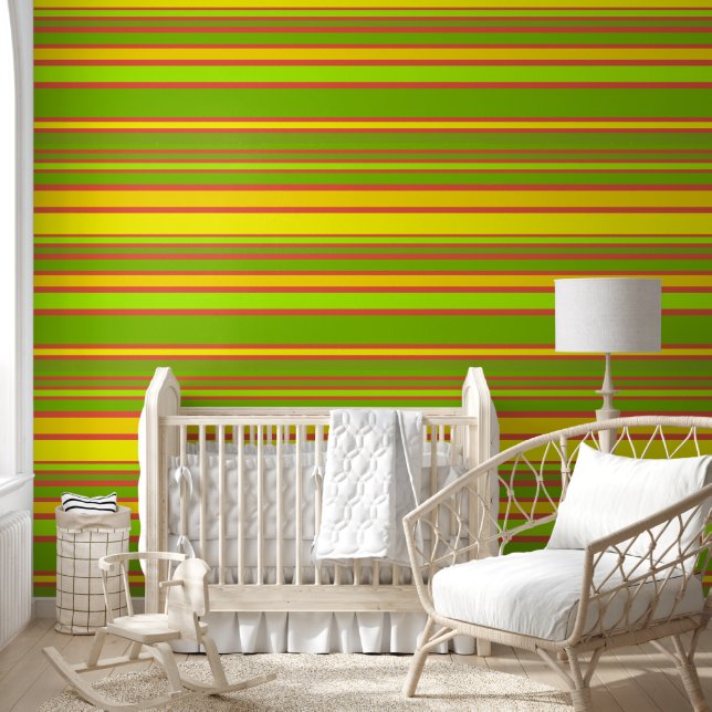 Colourfully Stripes and Lines 5a Wallpaper (Kids)