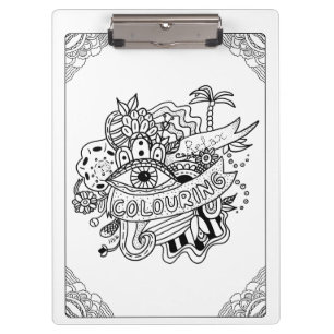 Colouring and Relax Clipboard