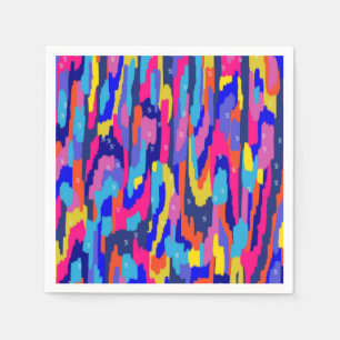 Colouring Book Abstract Napkin