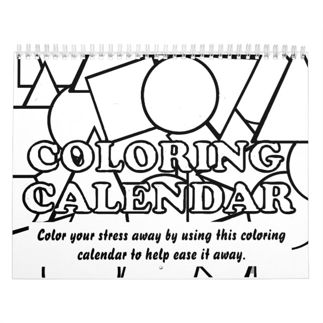 Colouring Calendar (Cover)