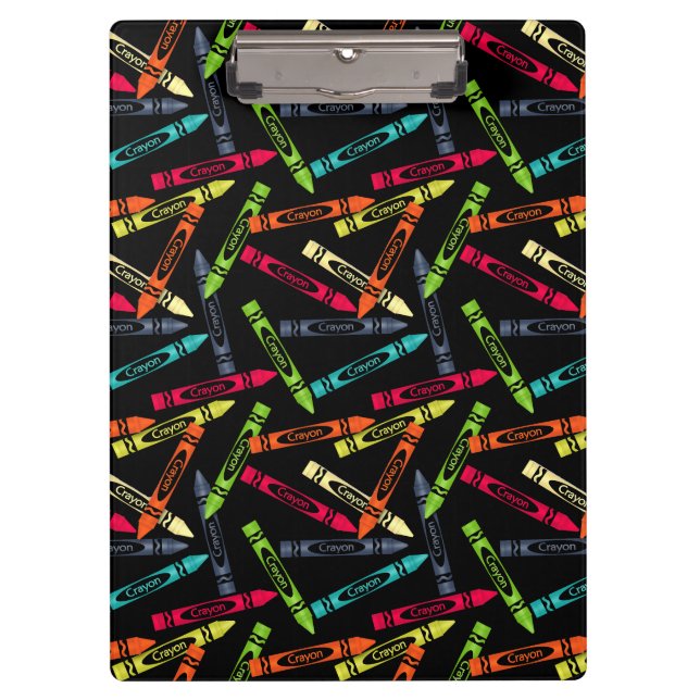 Colouring Crayons Back to School Clipboard (Front)