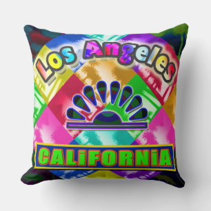 "Colouring Los Angeles 3" Pillow