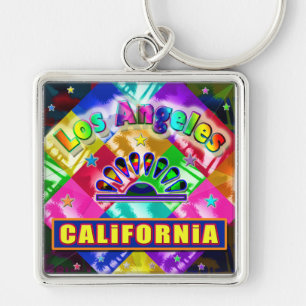 "Colouring Los Angeles 4" Keychain