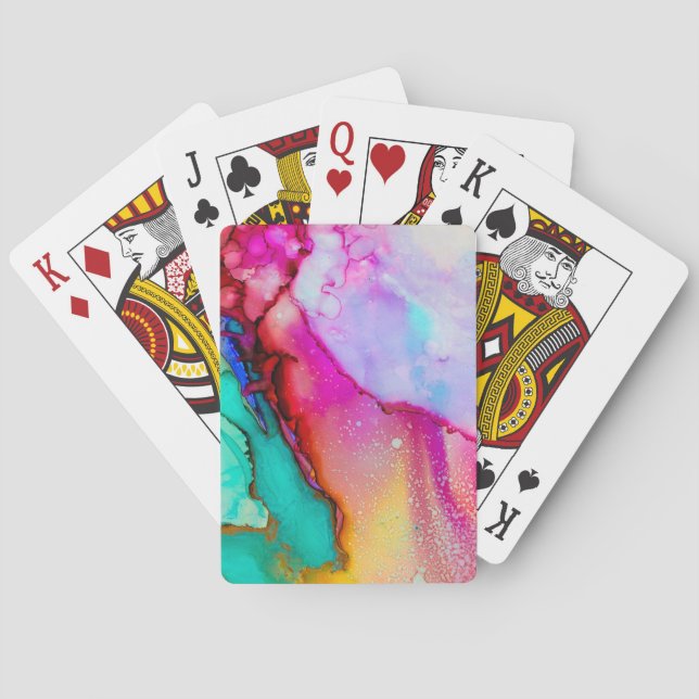 Colouring Mashup iPhone X Case-Mate iPhone Case Playing Cards (Back)