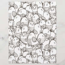 Colouring Page Morning Chirp Scrapbook Paper
