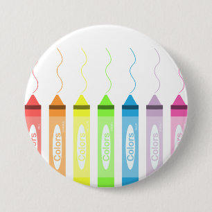 Colouring Time! 7.5 Cm Round Badge