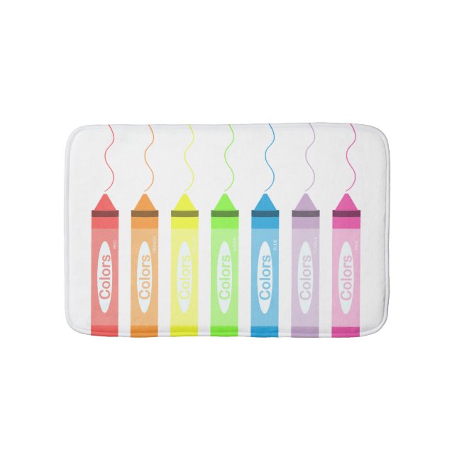 Colouring Time! Bath Mat (Front)