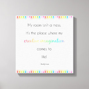 Colouring Time! Canvas Print