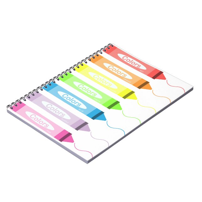 Colouring Time! Spiral Notebook (Left Side)