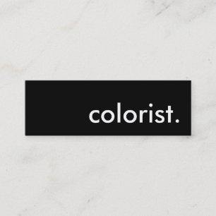 colourist. mini business card