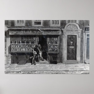 Colourman's Shop, St. Martin's Lane, London, 1829 Poster