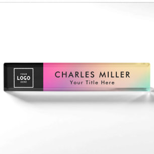 Colourmix Simple Modern Professional business logo Nameplate