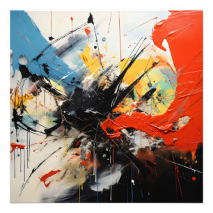 Colours Abstract Art Photo Print