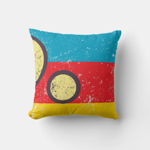 colours and shapes cushion