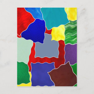 Colours and Swatches Postcard