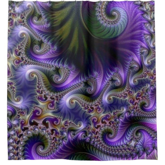 Colours art shower curtain (Front)