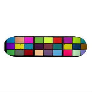 Colours black border Skateboard