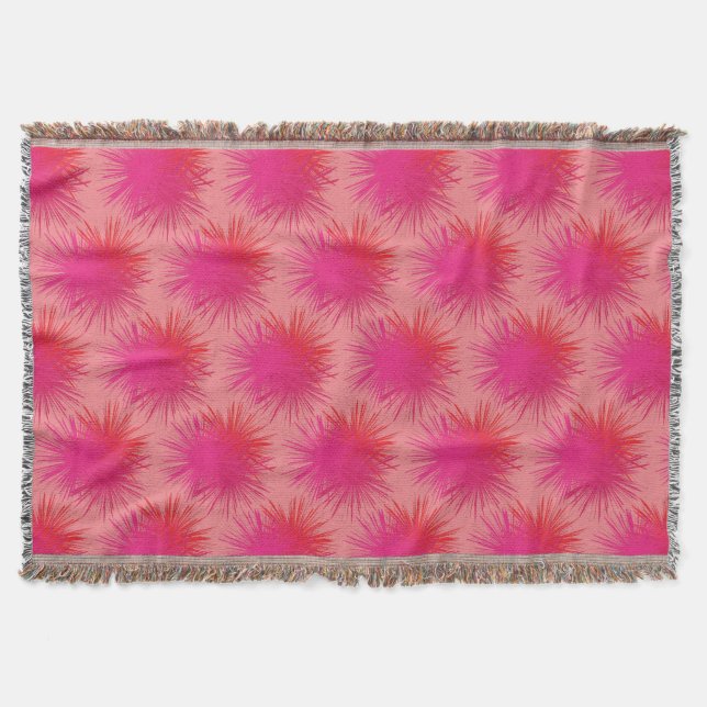 Colours Burst  Throw Blanket (Front)