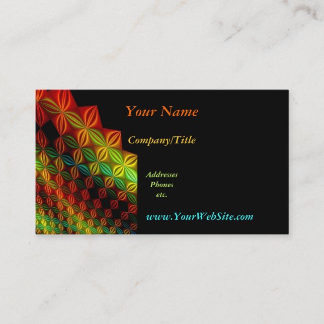 Colours Business Card (Front)