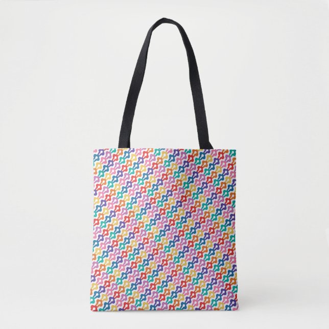 Colours Chain Tote Bag (Front)