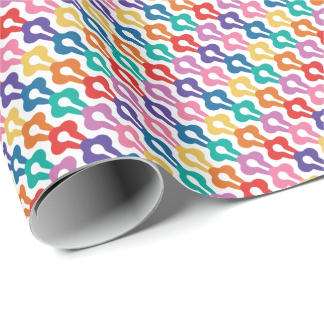 Colours Chain Wrapping Paper (Roll Corner)