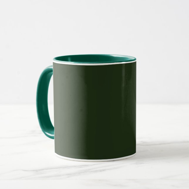 Colours Dark Green Combo  Mug (Front Left)