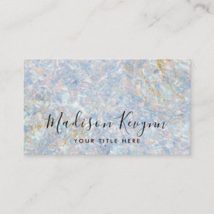 Colours Gemstone Opal Texture Business Card