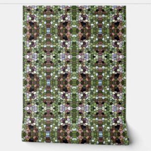 Colours Honeycomb Mosaic Pattern Wallpaper