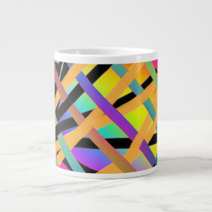 Colours Interwoven Large Coffee Mug
