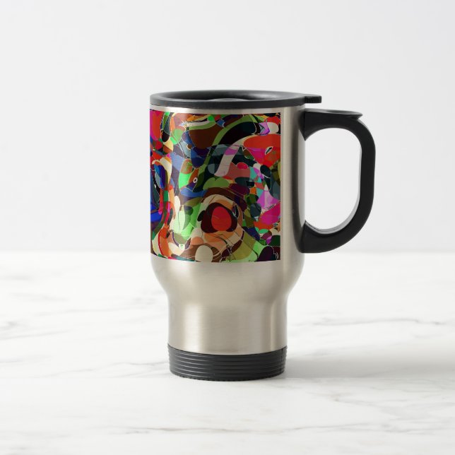 Colours mashup travel mug (Right)