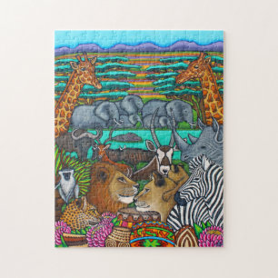 Colours of Africa 10x14 Photo Puzzle