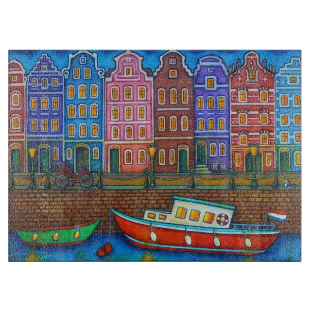 Colours of Amsterdam Cutting Board (Front)