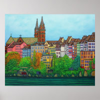 Colours of Basel Poster Print by Lisa Lorenz