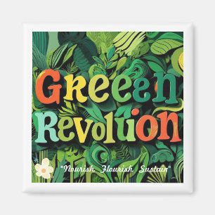 "Colours of Ecological Awareness" Magnet