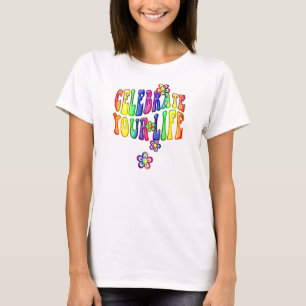 Colours of Flower Power T-Shirt