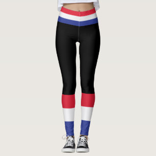 Colours of France Flag. Leggings