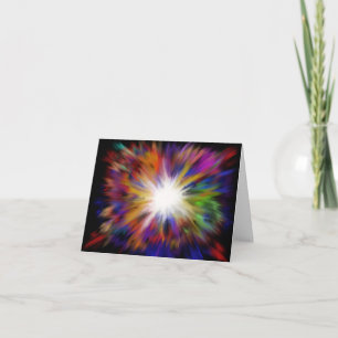 Colours of Heaven Modern Christian Abstract Art Card