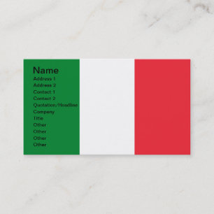 Colours of Italy Business Card