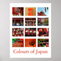 Colours of Japan (red/vermilion)