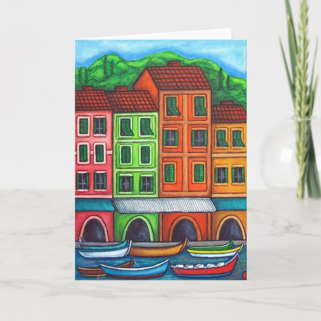 Colours of Liguira Greeting Card (Front)