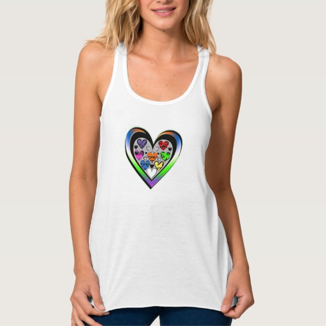 Colours of Love Singlet (Front)