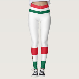 Colours of Mexico Flag Leggings