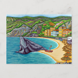 Colours of Monterosso Postcard
