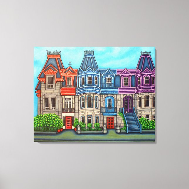 Colours of Montreal Canvas Print (Front)