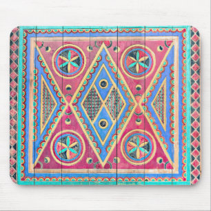 Colours of Najd Tribal Door Mouse Pad