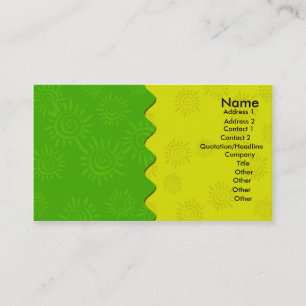 Colours of Nature Business Card