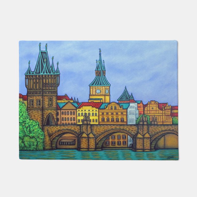 Colours of Prague Doormat (Front)
