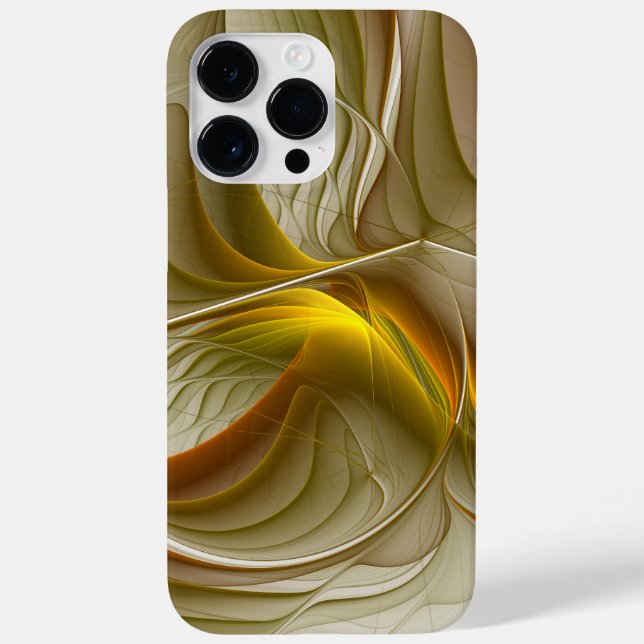 Colours of Precious Metals, Abstract Fractal Art Case-Mate iPhone Case (Back)