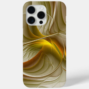 Colours of Precious Metals, Abstract Fractal Art iPhone 15 Pro Max Case