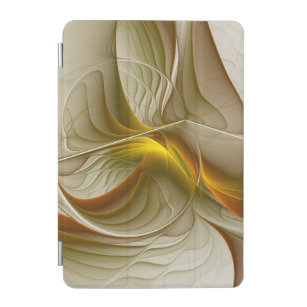 Colours of Precious Metals, Abstract Fractal Art iPad Mini Cover